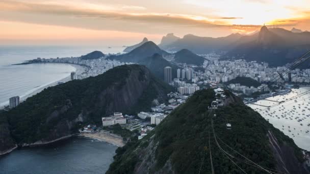 Sugar Loaf Mountain i Rio de Janeiro — Stockvideo