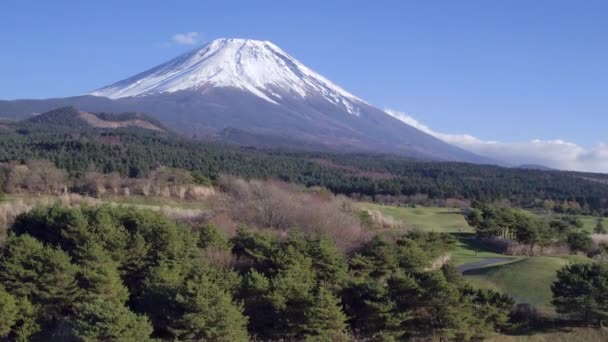 Красивая гора Фудзи, Япония — стоковое видео