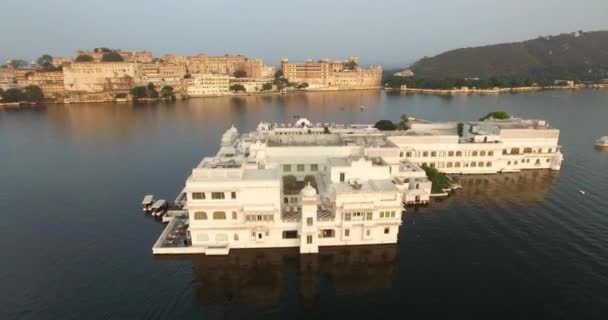 Göl PICHOLA, Udaipur, Hindistan — Stok video