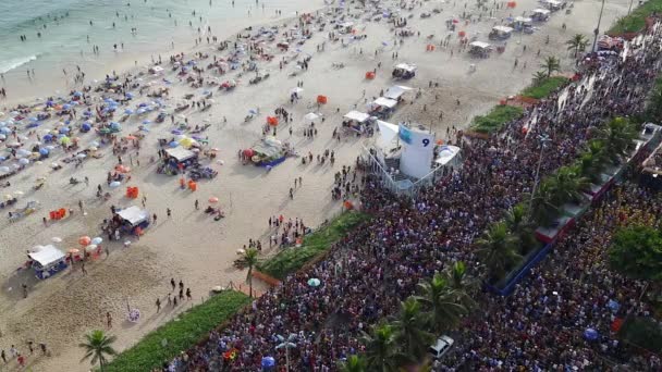 Straßenkarneval, Rio de Janeiro — Stockvideo