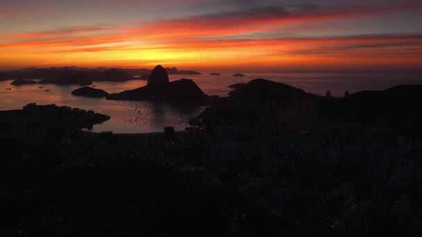 Sugar Loaf Mountain i Rio de Janeiro — Stockvideo