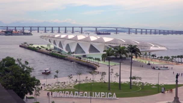 Museum av i morgon, Rio de Janeiro — Stockvideo