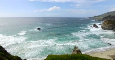  California kıyı şeridinde Big Sur