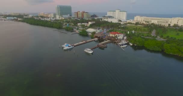 Vue aérienne de Cancun — Video