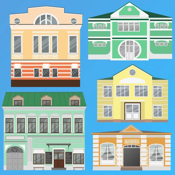 Vector old town — Stock Vector