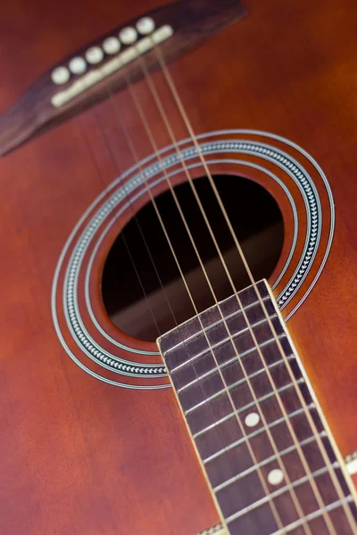 Closeup Guitar Sound Hole Stock Picture