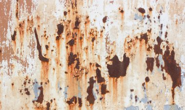 Soyulmuş Rusty duvar