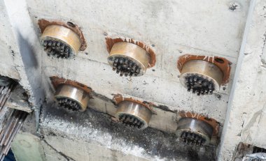 Beton post gerilim sistemi için çelik tel, gökdelen direği yapı mühendisliği stres takviyesi.