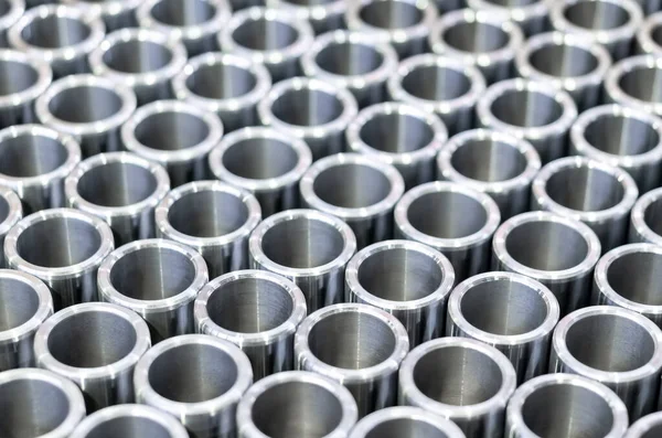 Cilindrische Stalen Metalen Onderdelen Voor Rotorkogellager Locomotieffabriek Cnc Frees Draaibank — Stockfoto