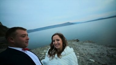 Genç çift yapma selfie Hd