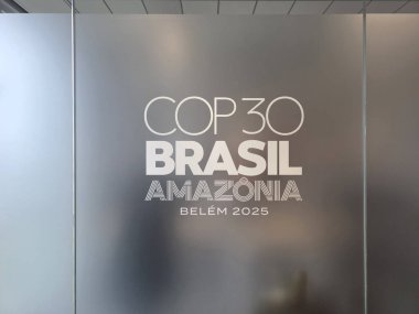 Polis 30 Brasil Amazonia Belem 2025 iç pencere logosu.