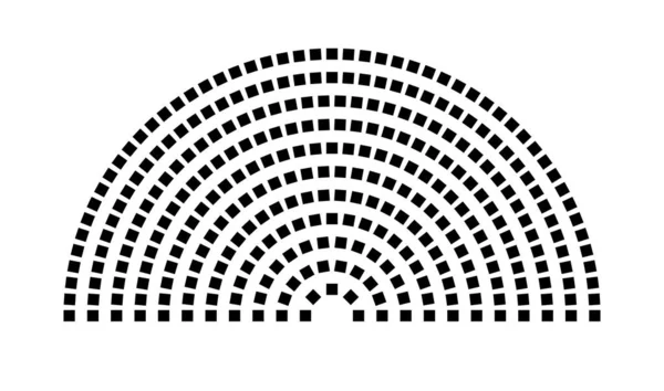 Hemicycle 311 koltuk - 11 sıra - 180 derece