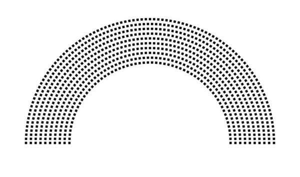 Hemicycle 787 koltuk - 10 sıra - 180 derece