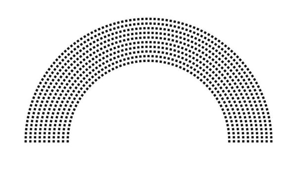 Hemicycle 795 koltuk - 10 sıra - 180 derece