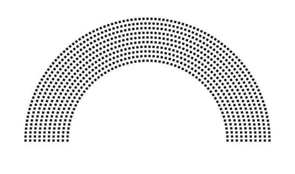 Hemicycle 793 koltuk - 10 sıra - 180 derece