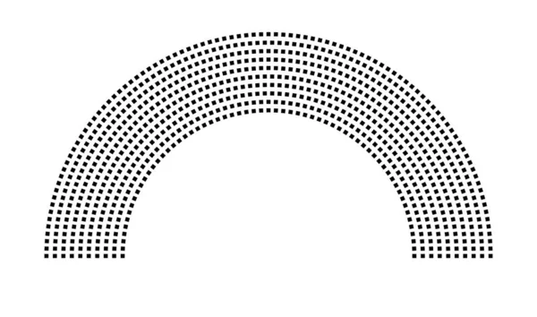 Hemicycle 794 koltuk - 10 sıra - 180 derece