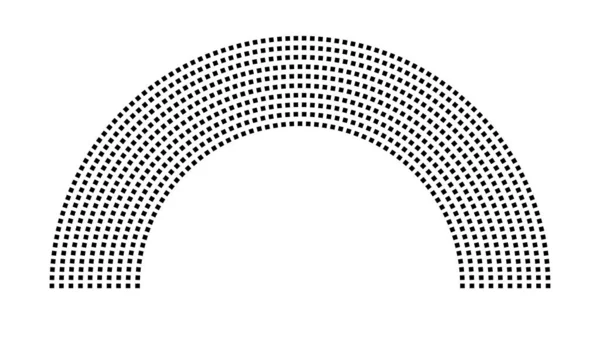 Hemicycle 792 koltuk - 10 sıra - 180 derece