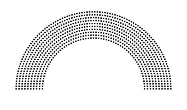 Hemicycle 797 koltuk - 10 sıra - 180 derece
