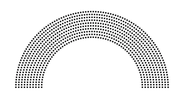 Hemicycle 799 koltuk - 10 sıra - 180 derece