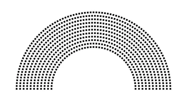 Hemicycle 727 koltuk - 11 sıra - 180 derece