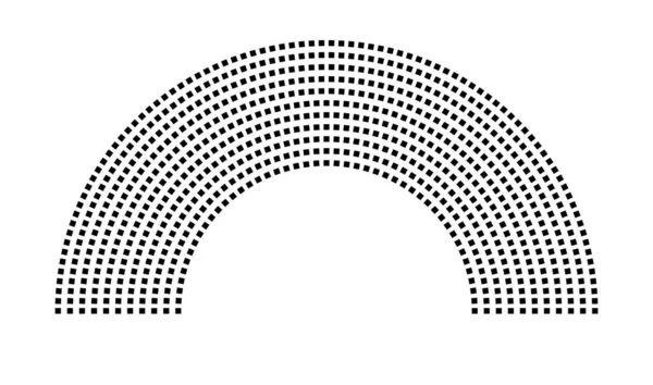 Hemicycle 732 koltuk - 11 sıra - 180 derece