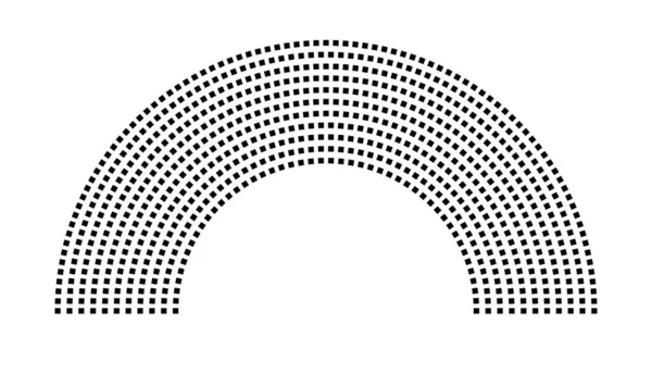 Hemicycle 740 koltuk - 11 sıra - 180 derece