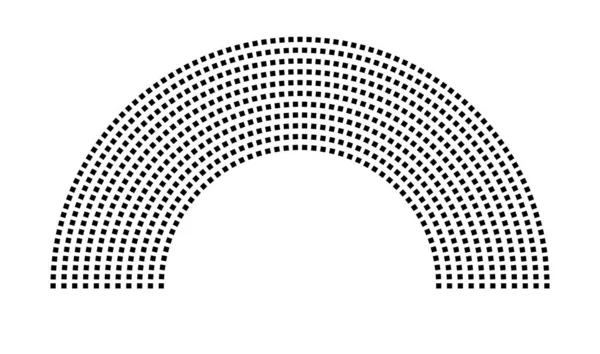 Hemicycle 741 koltuk - 11 sıra - 180 derece