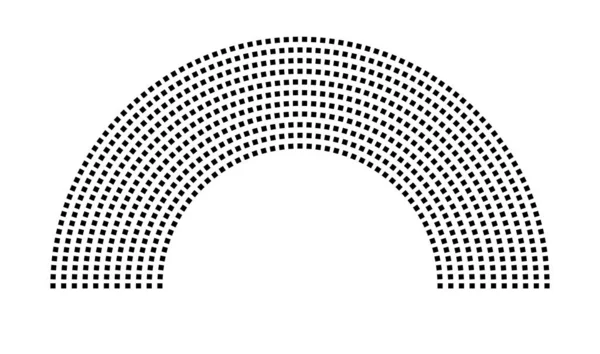 Hemicycle 746 koltuk - 11 sıra - 180 derece