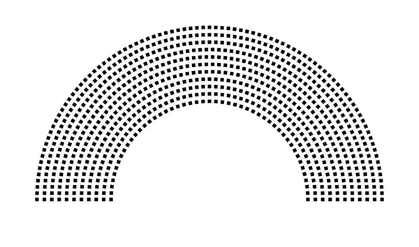 Hemicycle 749 koltuk - 11 sıra - 180 derece