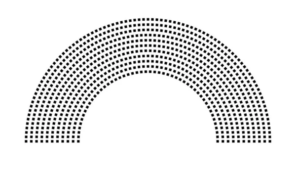 Hemicycle 750 koltuk - 11 sıra - 180 derece