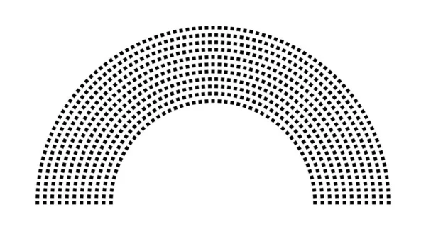 Hemicycle 759 koltuk - 11 sıra - 180 derece