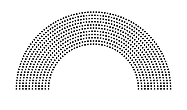 Hemicycle 761 koltuk - 11 sıra - 180 derece