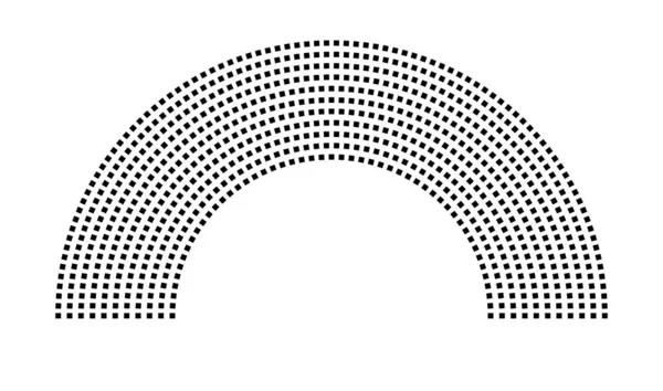 Hemicycle 760 koltuk - 11 sıra - 180 derece