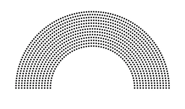 Hemicycle 998 koltuk - 13 sıra - 180 derece