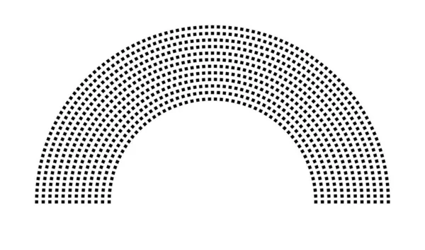 Hemicycle 904 koltuklar - 12 sıra - 180 derece