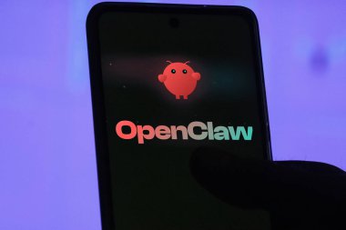 Ajanstik yapay zeka sitesinin OpenClaw logosu