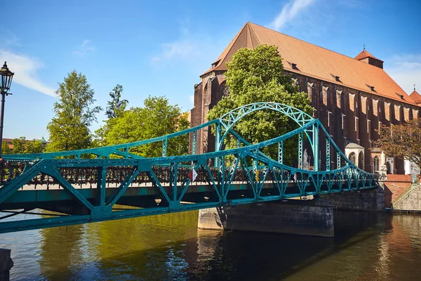 Wroclaw Polandia Mei 2019 Kebanyakan Tumski Juga Disebut Lovers Cathedral — Stok Foto