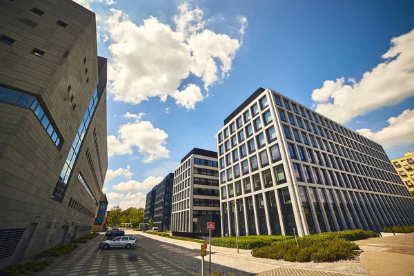 Wroclaw Poland May 2019 New Modern Architecture Buildings Bussines Center Stock Picture