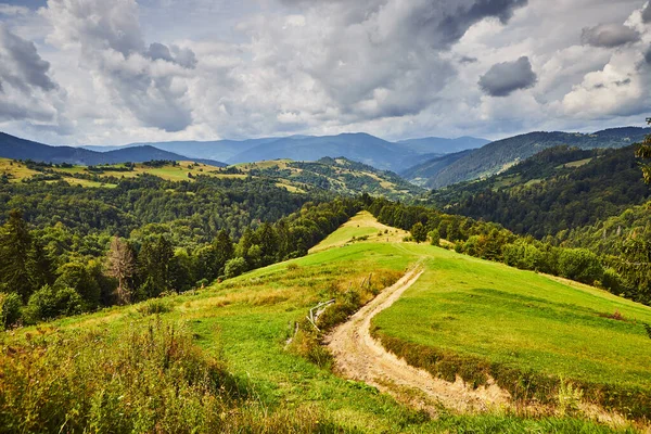 View Synevyr Pass Mountains National Natural Park Synevir Mizhhirya District — стоковое фото