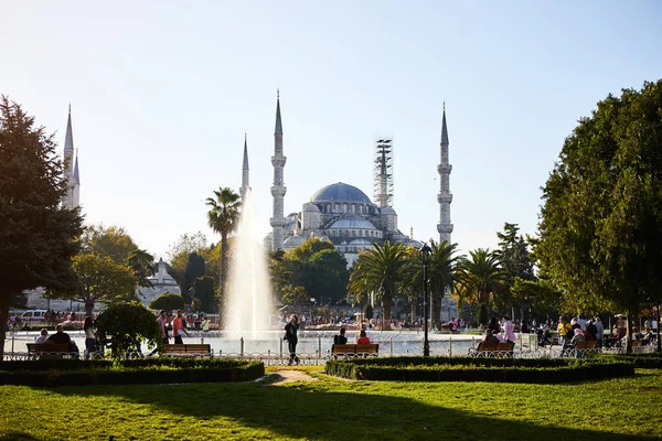 Stanbul Türkiye 2019 Stanbul Daki Muhteşem Sultan Ahmet Camii Mavi — Stok fotoğraf