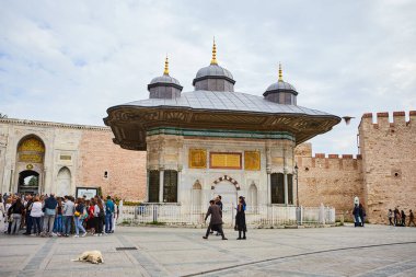 İstanbul, Türkiye - 11 Ekim 2019: Topkapı Sarayı istanbul Türkiye