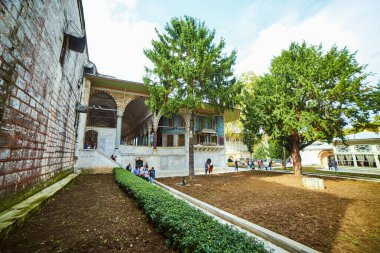 İstanbul, Türkiye - 11 Ekim 2019: Topkapı Sarayı istanbul Türkiye