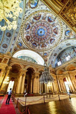 İstanbul, Türkiye 12 Ekim 2019: İstanbul 'daki Dolmabahçe Sarayı,