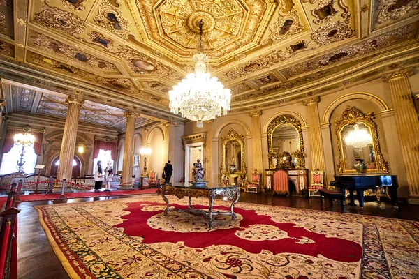 Istanbul Turkiet Oktober 2019 Inredning Dolmabahce Palace Istanbul — Stockfoto