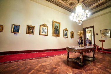 İstanbul, Türkiye 12 Ekim 2019: İstanbul 'daki Dolmabahçe Sarayı,