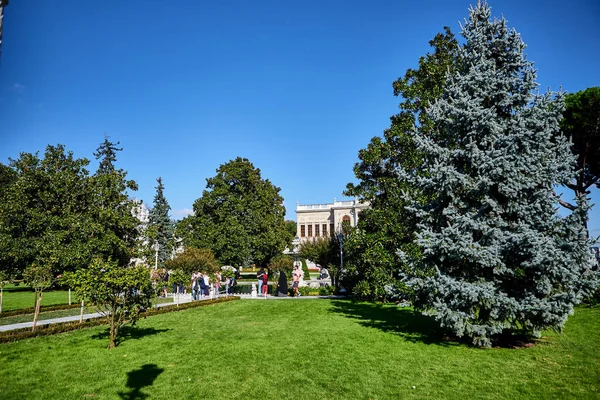 Istanbul Türkei Oktober 2019 Gebiet Des Dolmabahce Palastes — Stockfoto