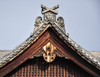 Japon mimarisini çatı detay
