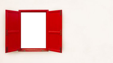 konut pencere çerçevesi (boş boşluk)