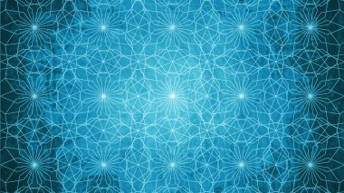 Çiçek deseni şeklinde kutsal geometri 