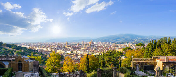 View of the Cathedral Santa Maria del Fiore 